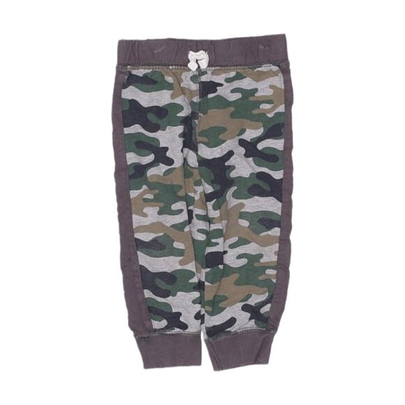 Carter’s Camo Print Jogger Sweatpants Baby Boy 12M Grey - Picture 1 of 3